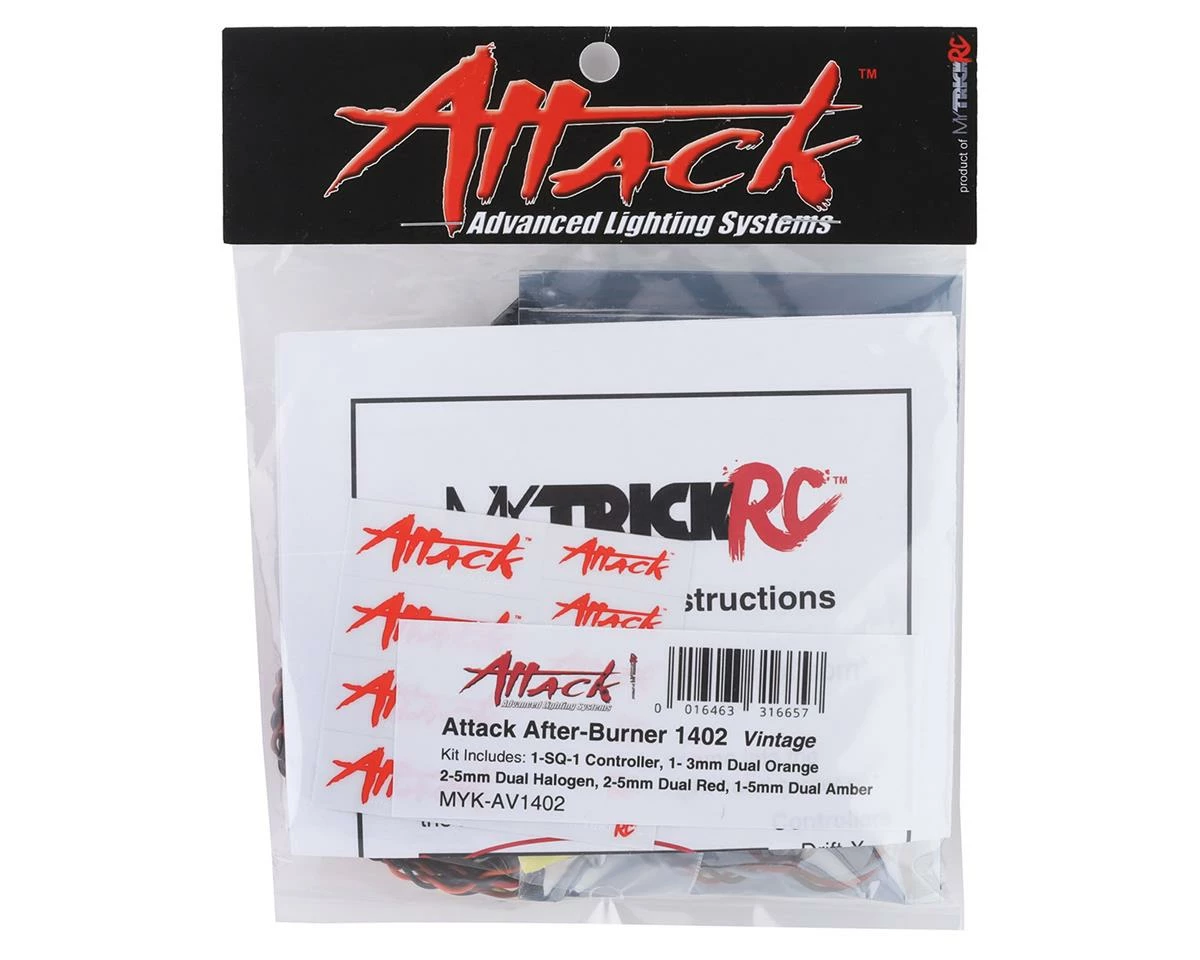 MyTrickRC Attack Vintage 1402 Light Kit w/SQ-1 Controller 2 MyTrickRC Attack Vintage 1402 Light Kit w/SQ-1 Controller - Image 2