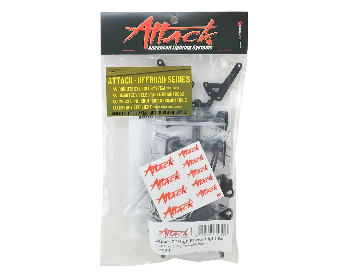 MyTrickRC 2" High Power LED Light Bar w/Mounting Hardware 2 MyTrickRC 2" High Power LED Light Bar w/Mounting Hardware - Image 2