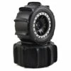 Pro-Line X-Maxx Sling Shot Pre-Mounted Sand Tires w/Impulse Pro-Loc Wheels (MX43) (Black) (2)
