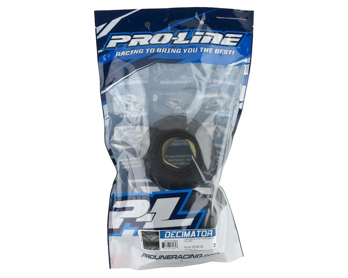 Pro-Line Decimator 2.6” Monster Truck Tires (2) (M3) 2 Pro-Line Decimator 2.6” Monster Truck Tires (2) (M3) - Image 2