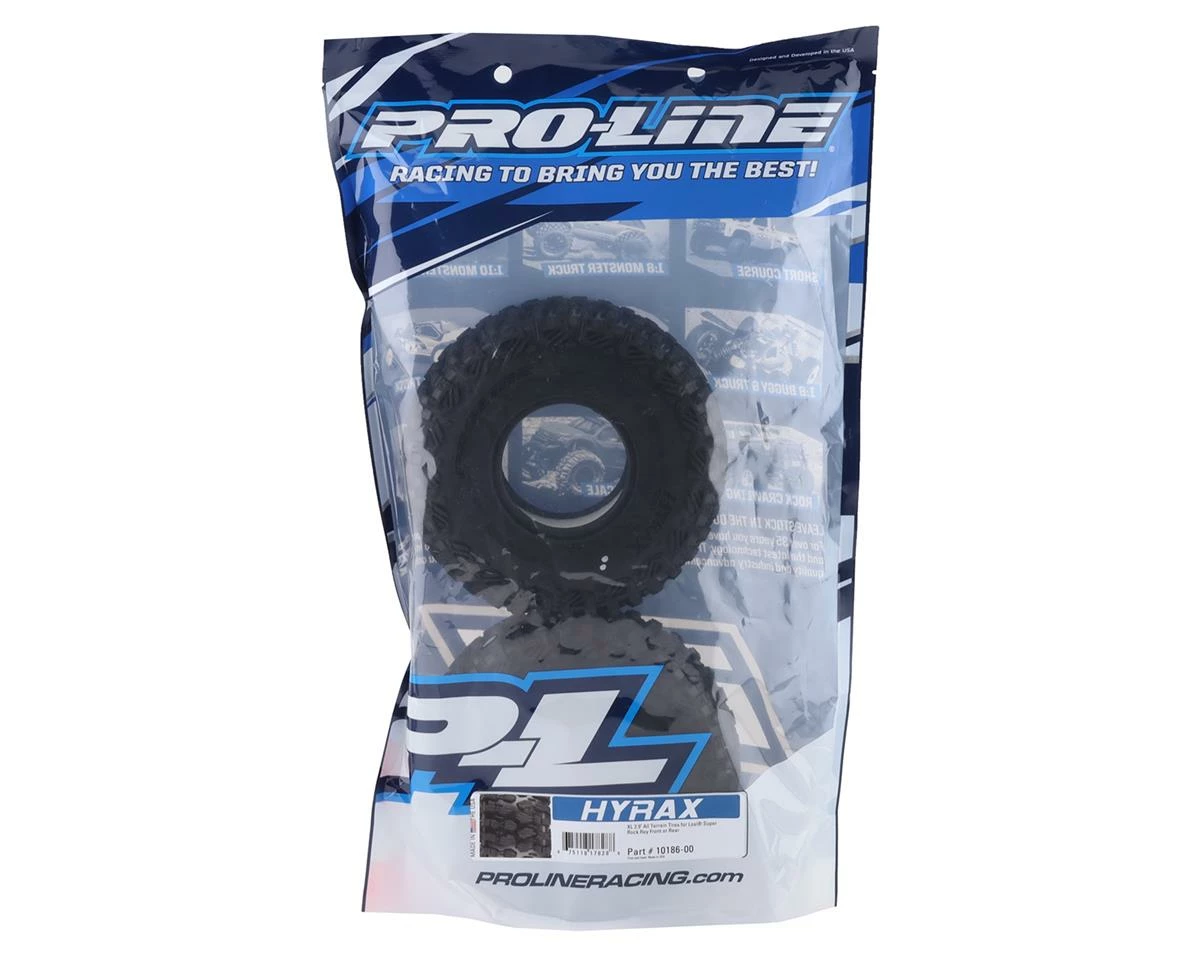 Pro-Line Hyrax XL 2.9" Rock Terrain Crawler Tires w/Memory Foam (2) (Z4) 2 Pro-Line Hyrax XL 2.9" Rock Terrain Crawler Tires w/Memory Foam (2) (Z4) - Image 2