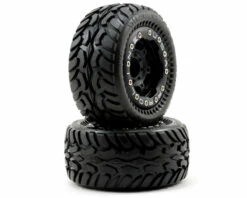 Pro-Line Pre-Mounted Dirt Hawg I (Titus) (2) (1/16 E-Revo) (Black) (Bead-Loc Wheels)