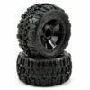 Pro-Line Pre-Mounted Trencher Desperado Wheels (2) (1/16 E-Revo) (Black)