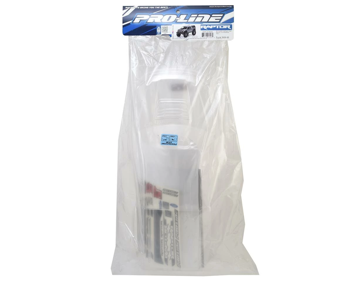 Pro-Line 2017 Ford F-150 Raptor Body (Clear) (TRX-4) 3 Pro-Line 2017 Ford F-150 Raptor Body (Clear) (TRX-4) - Image 3