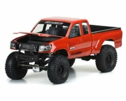 Pro-Line Builder’s Series: Metric 12.3" Rock Crawler Body (Clear) w/Cab, Bed & Opening Hood