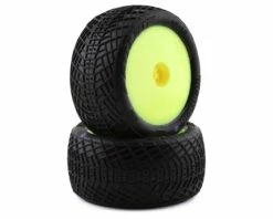Pro-Line Positron 2.2" Rear Buggy Pre-Mounted Tires (2) (Yellow) (MC) w/12mm Hex