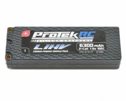 ProTek RC 2S 100C Silicon Graphene HV LCG Lipo Battery (7.6V/6300mAh) w/5mm Connectors (ROAR Approved)