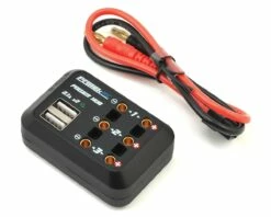 ProTek RC Prodigy DC Power Hub (4mm Outputs & 5V/2.1A USB Outputs)