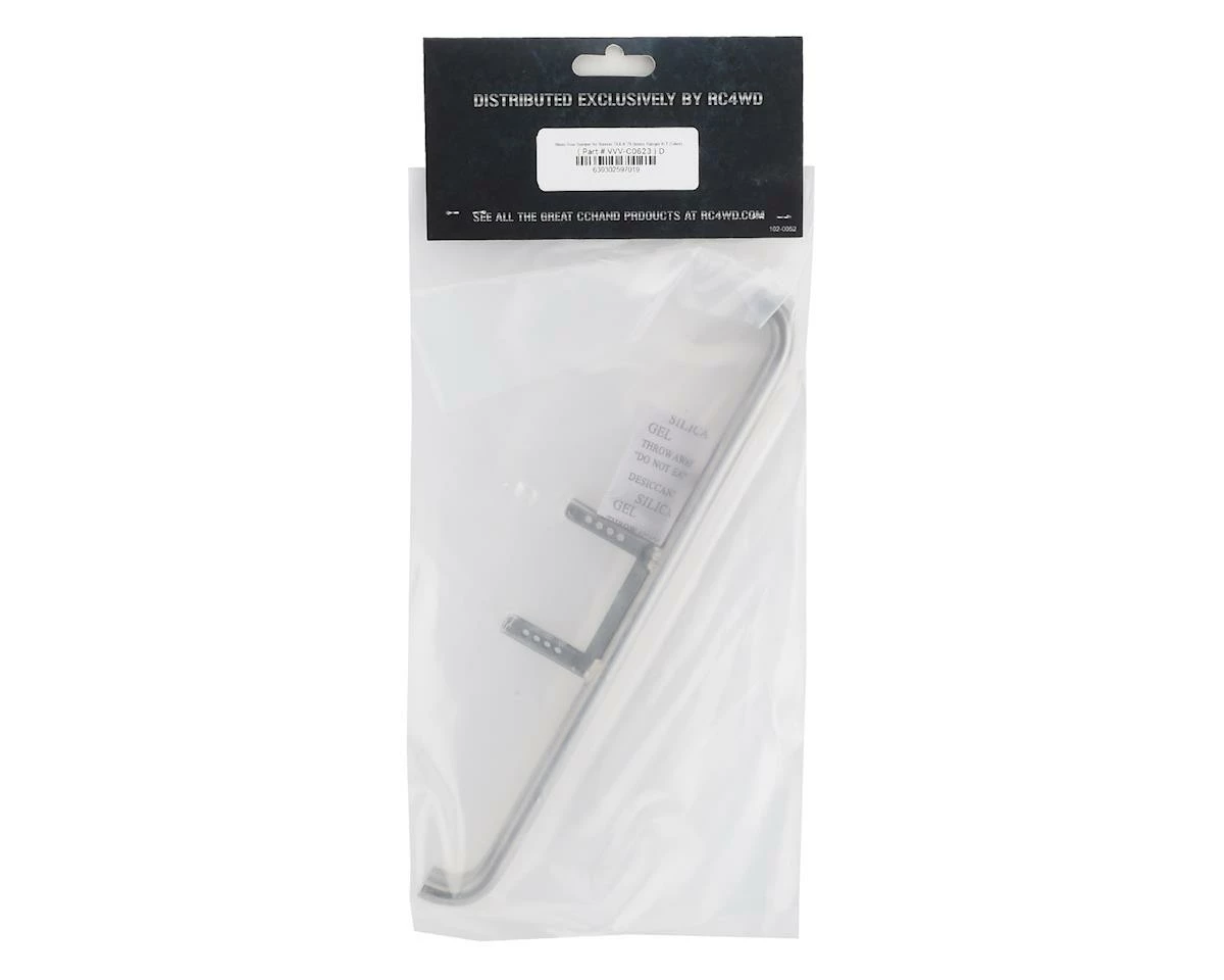RC4WD Traxxas TRX-4 Rhino Rear Bumper (Silver) 2 RC4WD Traxxas TRX-4 Rhino Rear Bumper (Silver) - Image 2