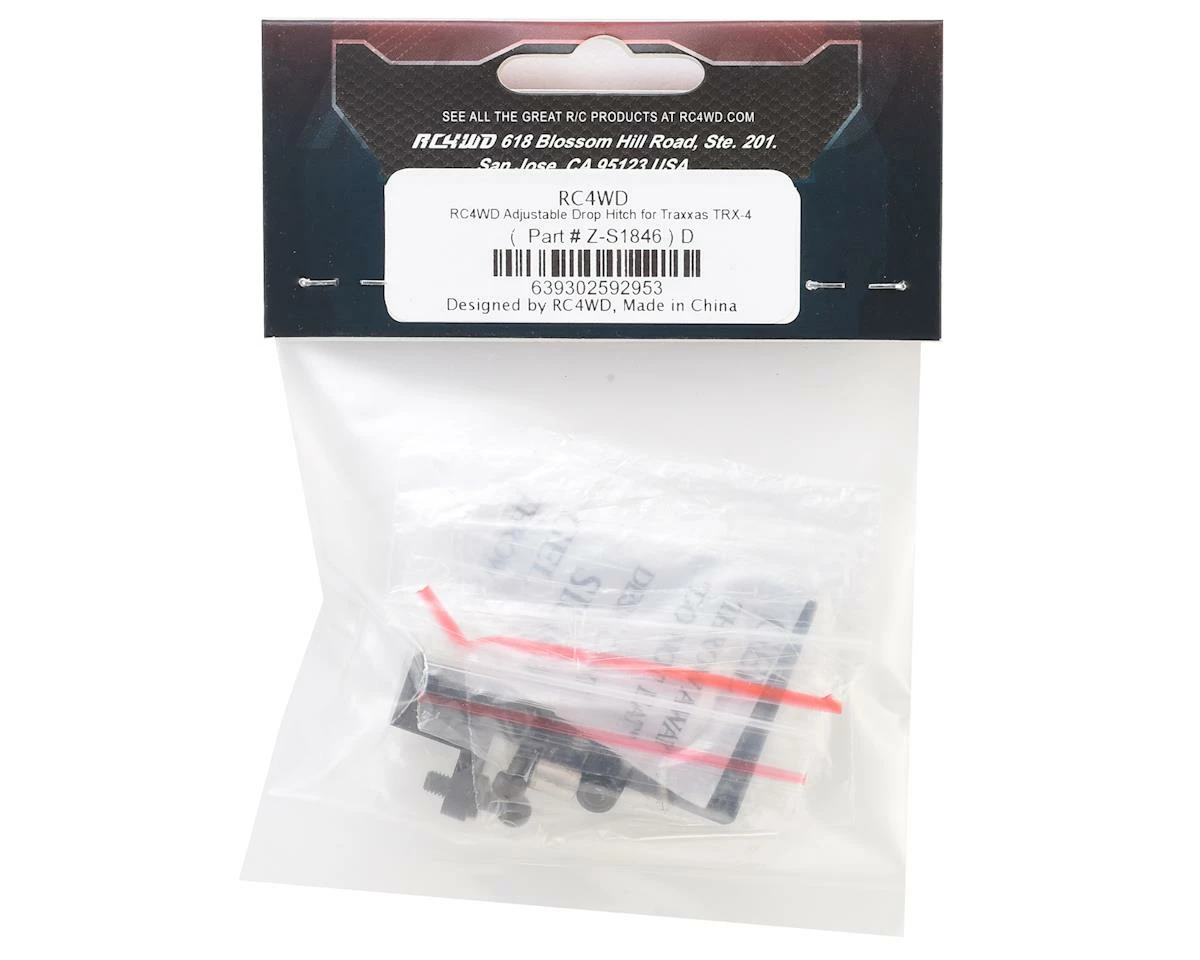 RC4WD Traxxas TRX-4 Adjustable Drop Hitch 2 RC4WD Traxxas TRX-4 Adjustable Drop Hitch - Image 2