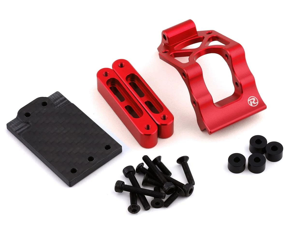 R-Design DR10 V2 Wheelie Bar Mount (Red) 1 R-Design DR10 V2 Wheelie Bar Mount (Red)