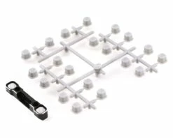 Revolution Design DR10/ProSC10 Aluminum Suspension Mount w/Inserts (Black)