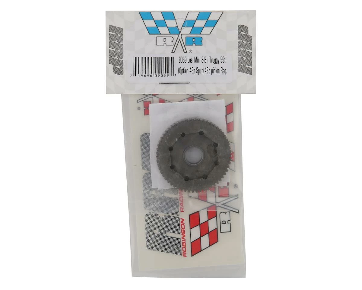 Robinson Racing Mini 8IGHT 48P Hardened Steel Spur Gear (59T) 2 Robinson Racing Mini 8IGHT 48P Hardened Steel Spur Gear (59T) - Image 2