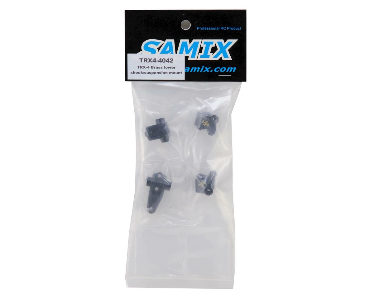 Samix Traxxas TRX-4 Brass Lower Shock/Link Mount Set 2 Samix Traxxas TRX-4 Brass Lower Shock/Link Mount Set - Image 2