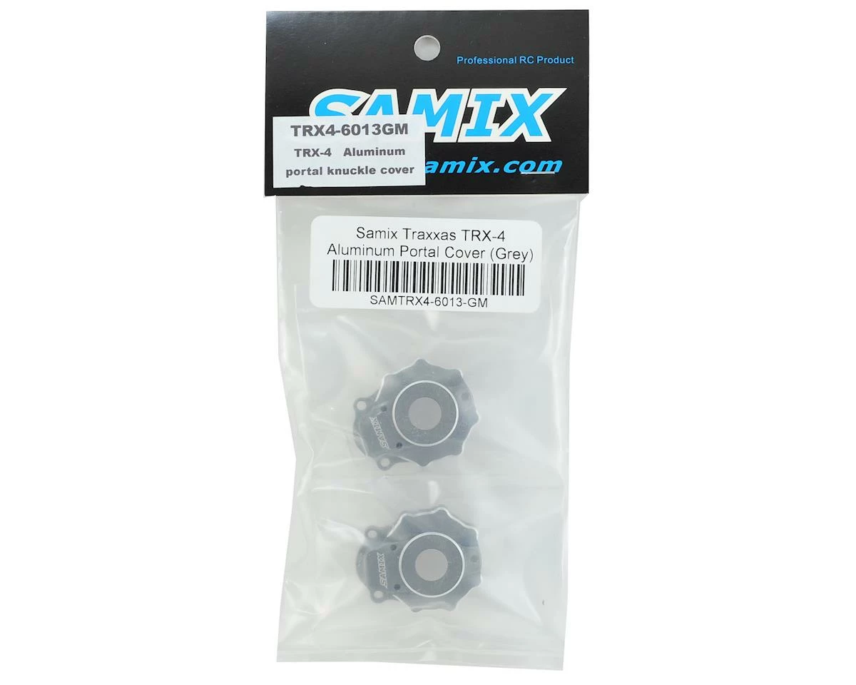 Samix Traxxas TRX-4 Aluminum Portal Cover (Grey) 2 Samix Traxxas TRX-4 Aluminum Portal Cover (Grey) - Image 2