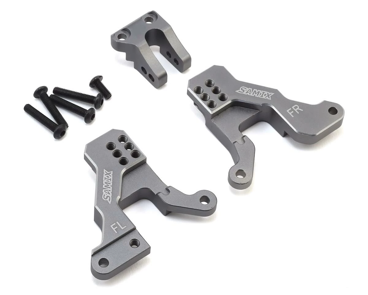 Samix Traxxas TRX-4 Aluminum Front Shock Plate (Grey) 1 Samix Traxxas TRX-4 Aluminum Front Shock Plate (Grey)