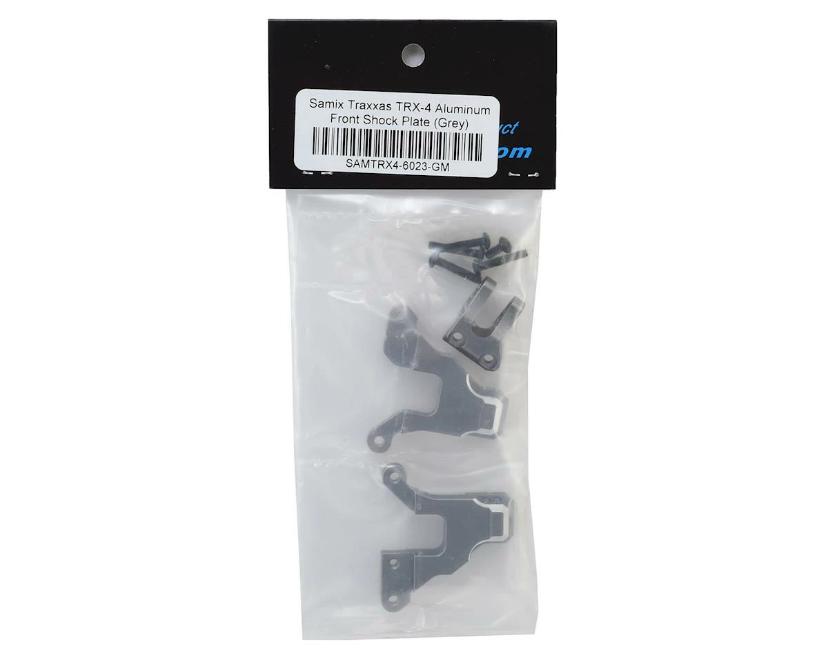 Samix Traxxas TRX-4 Aluminum Front Shock Plate (Grey) 2 Samix Traxxas TRX-4 Aluminum Front Shock Plate (Grey) - Image 2