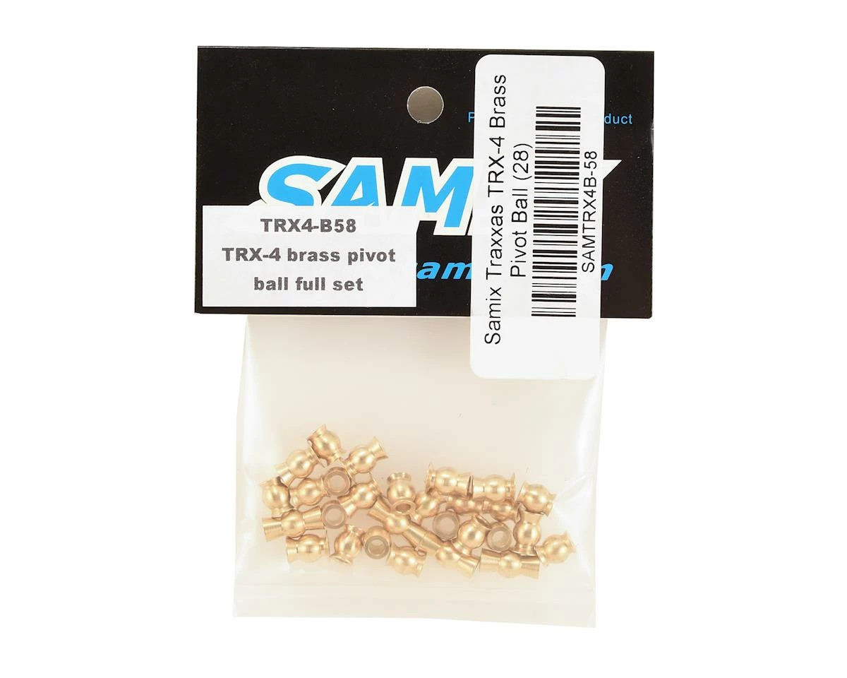 Samix Traxxas TRX-4 Brass Pivot Ball Set (28) 2 Samix Traxxas TRX-4 Brass Pivot Ball Set (28) - Image 2