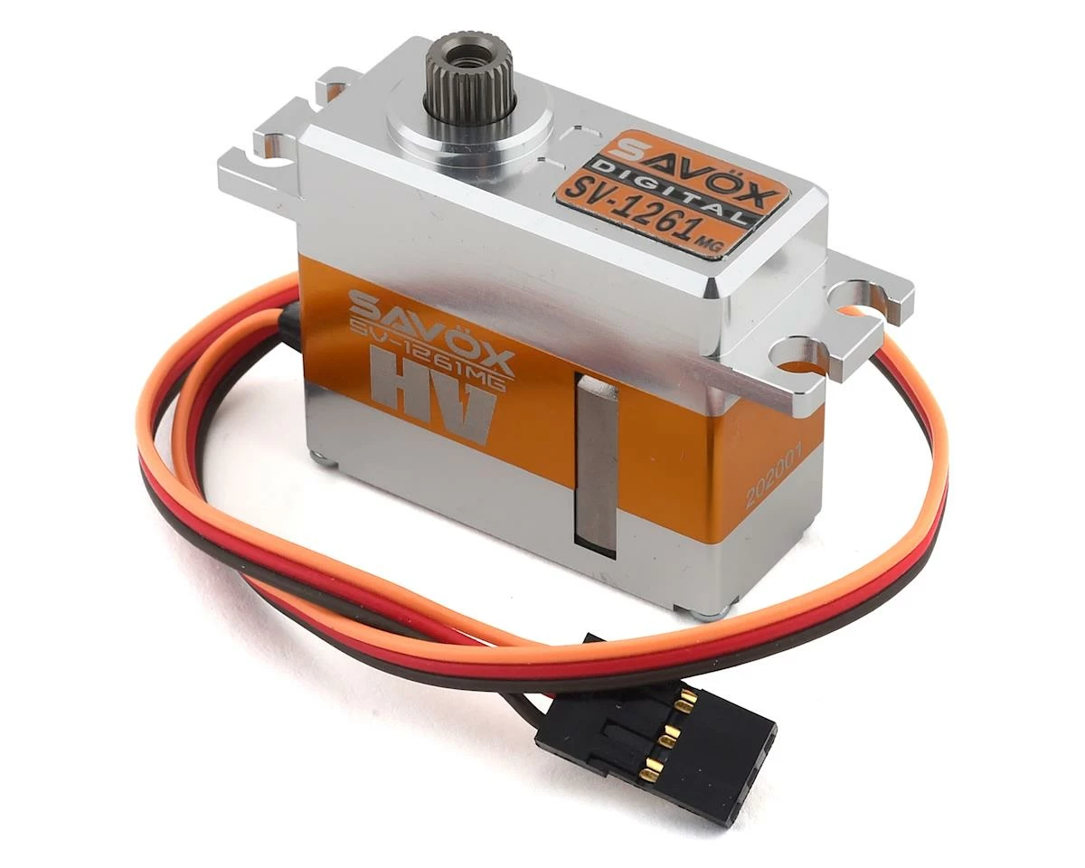 Savox SV-1261MG Mini Hi Torque Digital Servo (High Voltage) 1 Savox SV-1261MG Mini Hi Torque Digital Servo (High Voltage)
