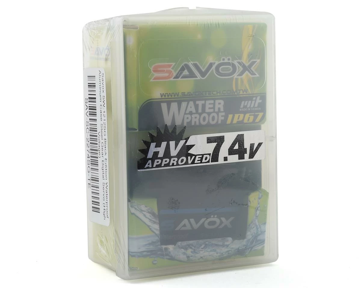 Savox SW-1211SG Black Edition Waterproof Digital Servo (High Voltage) 2 Savox SW-1211SG Black Edition Waterproof Digital Servo (High Voltage) - Image 2