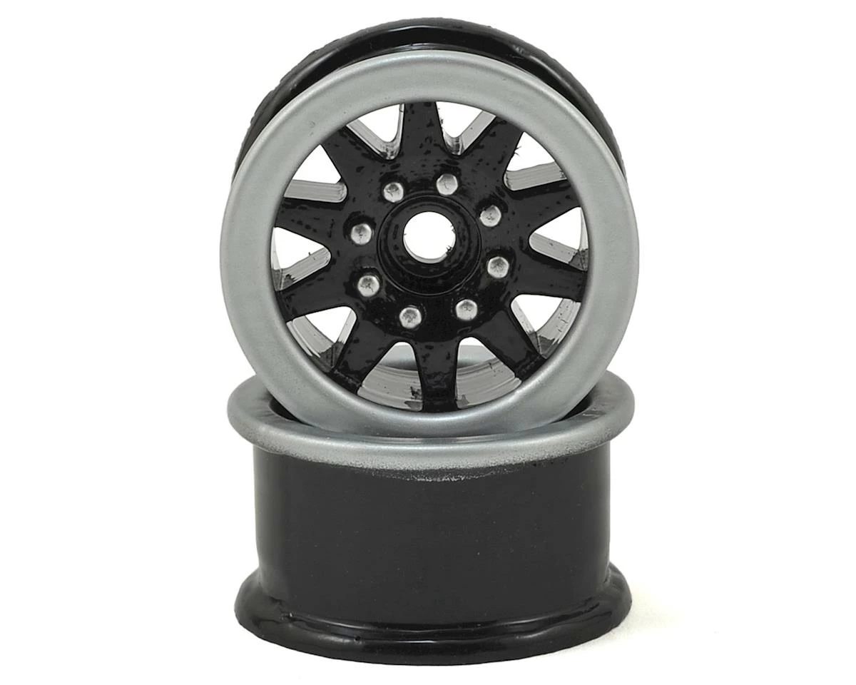Scale By Chris 1.5 Trailer Wheels (2) (Black) 1 Scale By Chris 1.5 Trailer Wheels (2) (Black)