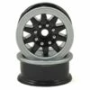 Scale By Chris 1.9 Trailer Wheels (2) (Black)