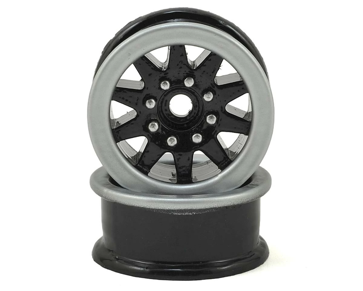 Scale By Chris 1.9 Trailer Wheels (2) (Black) 1 Scale By Chris 1.9 Trailer Wheels (2) (Black)