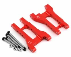 ST Racing Concepts Traxxas Drag Slash Aluminum Toe-In Rear Arms (Red) (1° Toe-In)
