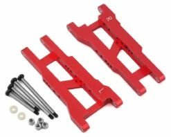 ST Racing Concepts Traxxas Rustler/Stampede Aluminum Rear Suspension Arms w/Locknut Hinge Pins (2) (Red)