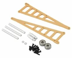 ST Racing Concepts Traxxas Slash Aluminum Adjustable Wheelie Bar Kit (Gold)