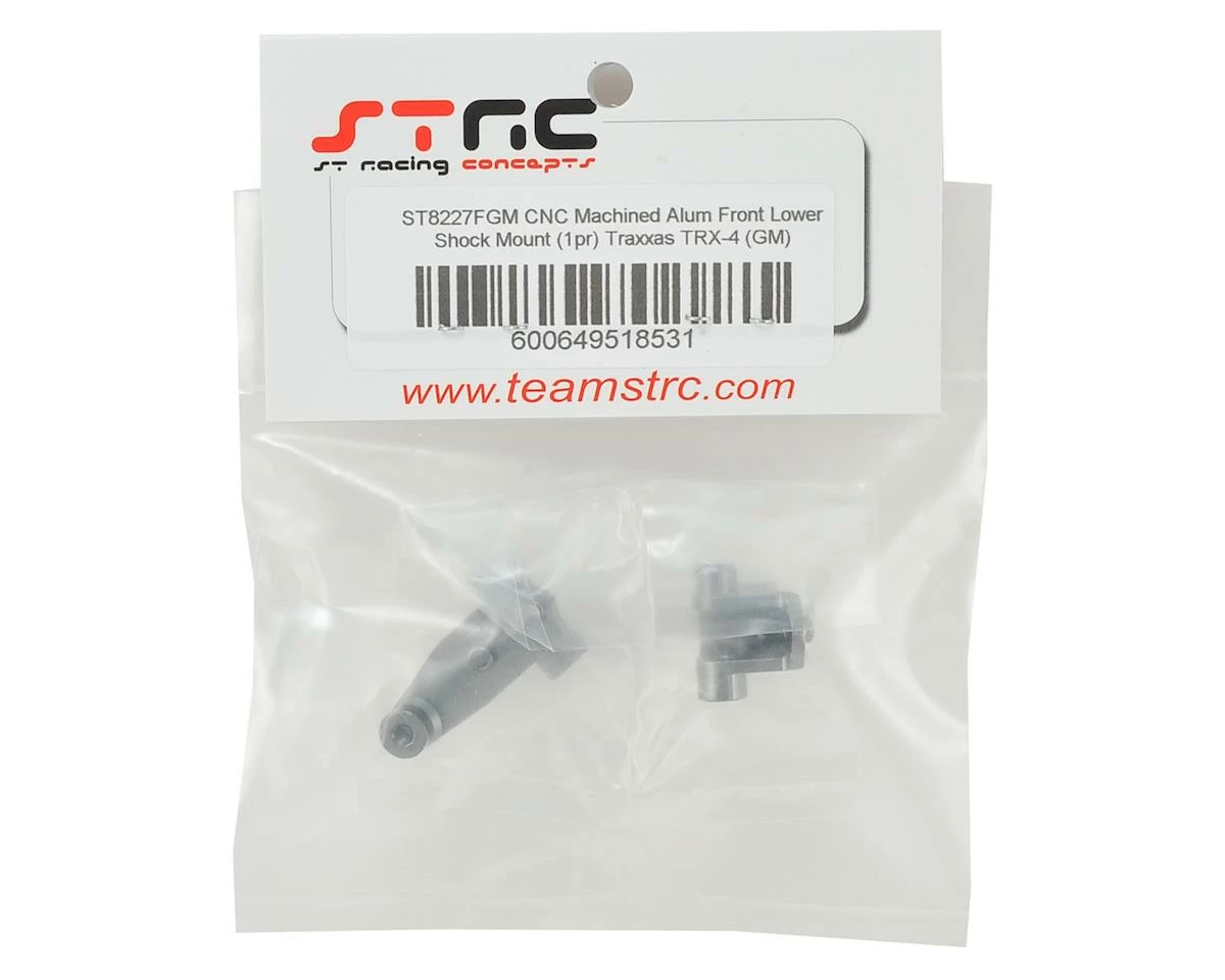 ST Racing Concepts Traxxas TRX-4 Aluminum Front Lower Shock/Panhard Mount (2) (Gun Metal) 2 ST Racing Concepts Traxxas TRX-4 Aluminum Front Lower Shock/Panhard Mount (2) (Gun Metal) - Image 2