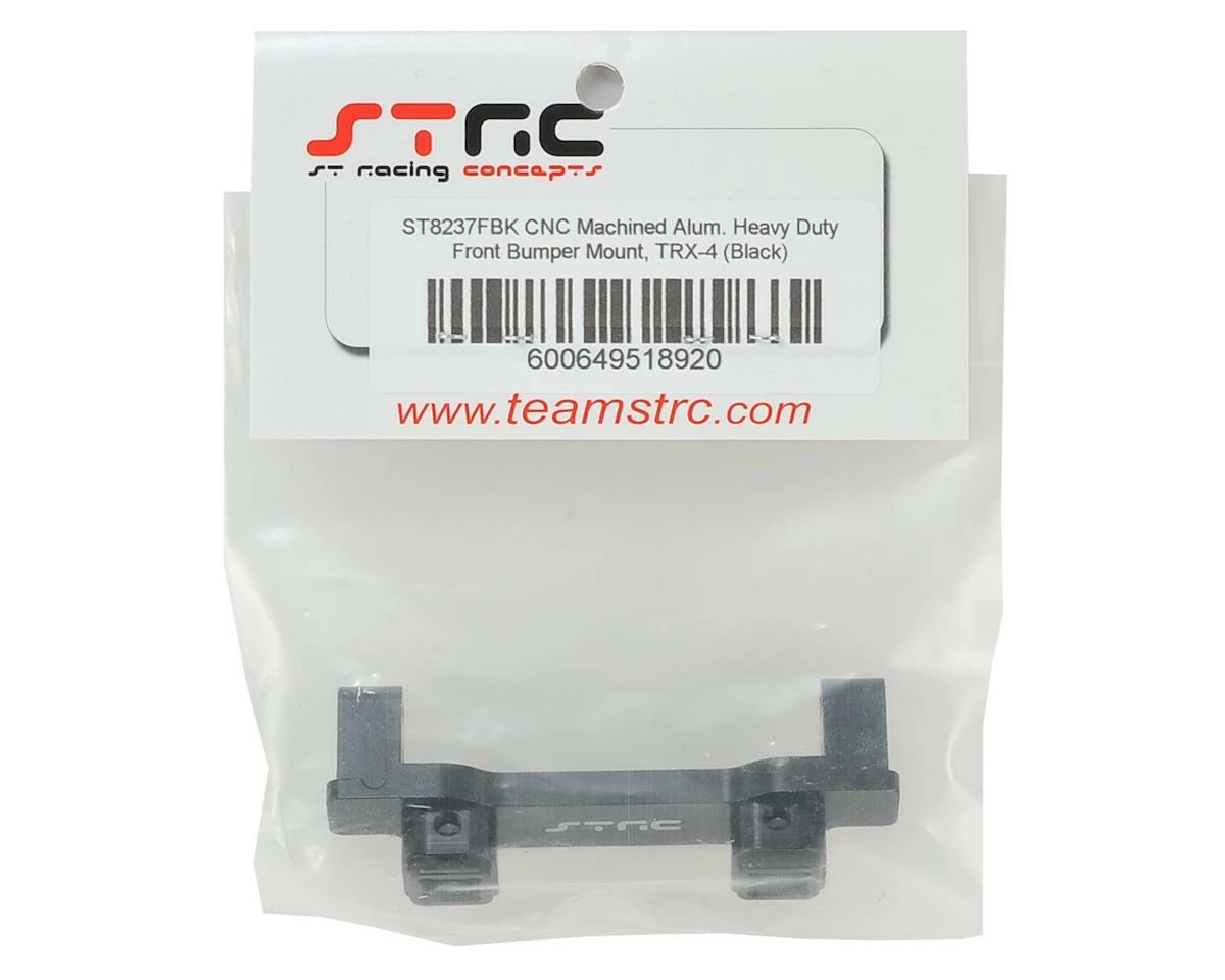 ST Racing Concepts Aluminum TRX-4 Heavy Duty Front Bumper Mount (Black) 2 ST Racing Concepts Aluminum TRX-4 Heavy Duty Front Bumper Mount (Black) - Image 2
