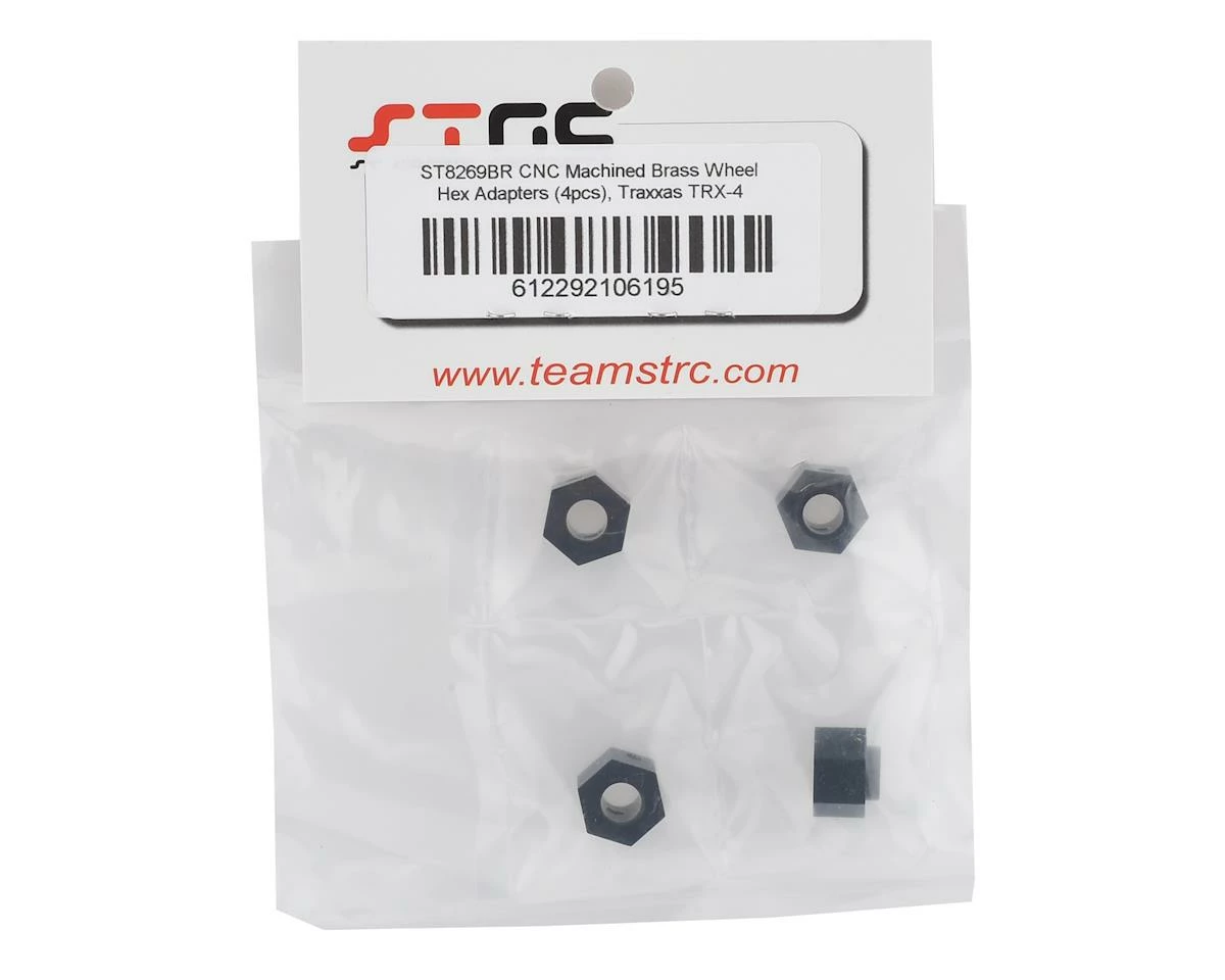 ST Racing Concepts Traxxas TRX-4 Brass Wheel Hex Adapters (4) (+3mm Offset) 2 ST Racing Concepts Traxxas TRX-4 Brass Wheel Hex Adapters (4) (+3mm Offset) - Image 2