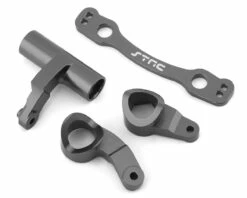ST Racing Concepts Arrma 6S Aluminum HD Steering Bellcrank Set (Gun Metal)