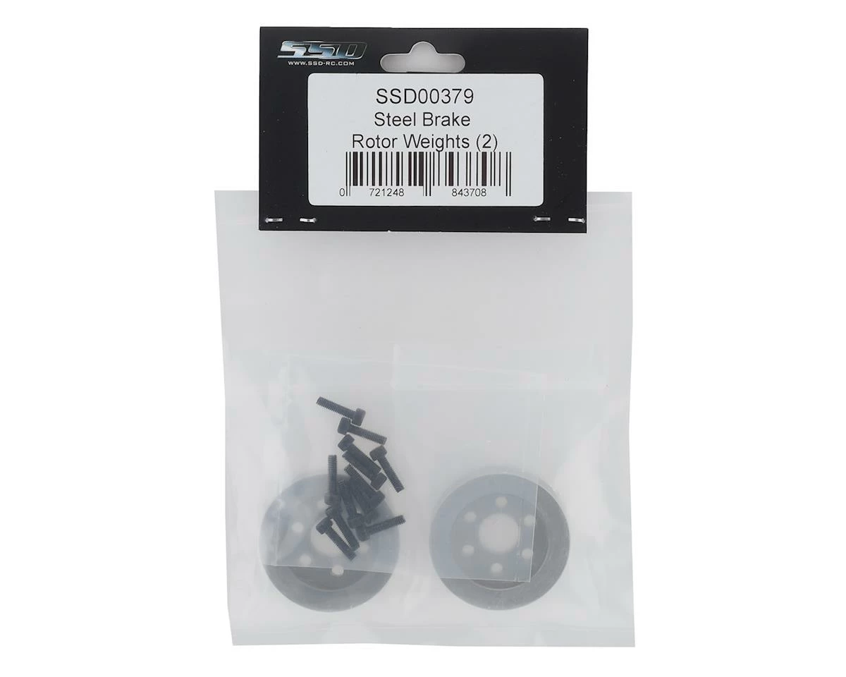 SSD RC Steel Brake Rotor Weights (2) 2 SSD RC Steel Brake Rotor Weights (2) - Image 2