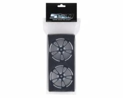 SSD RC V Spoke Aluminum Front 2.2” Drag Racing Wheels (Black) (2) -cars trucks Sales Shop ssd00450 2