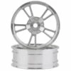 SSD RC V Spoke Aluminum Front 2.2” Drag Racing Wheels (Silver) (2)
