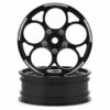 SSD RC 5 Hole Aluminum Front 2.2” Drag Racing Wheels (Black) (2)