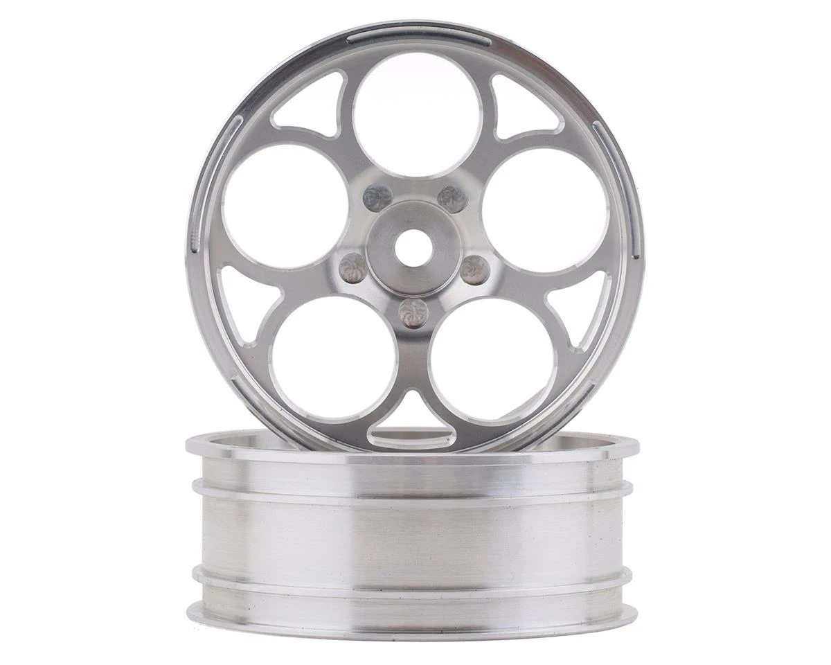 SSD RC 5 Hole Aluminum Front 2.2” Drag Racing Wheels (Silver) (2) 1 SSD RC 5 Hole Aluminum Front 2.2” Drag Racing Wheels (Silver) (2)
