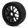 Sweep GT2 Speed Runs Belted Drag Slick SCT Rear Tires w/EVO16 Wheels (2) (Black) (GTR2) w/17mm Hex