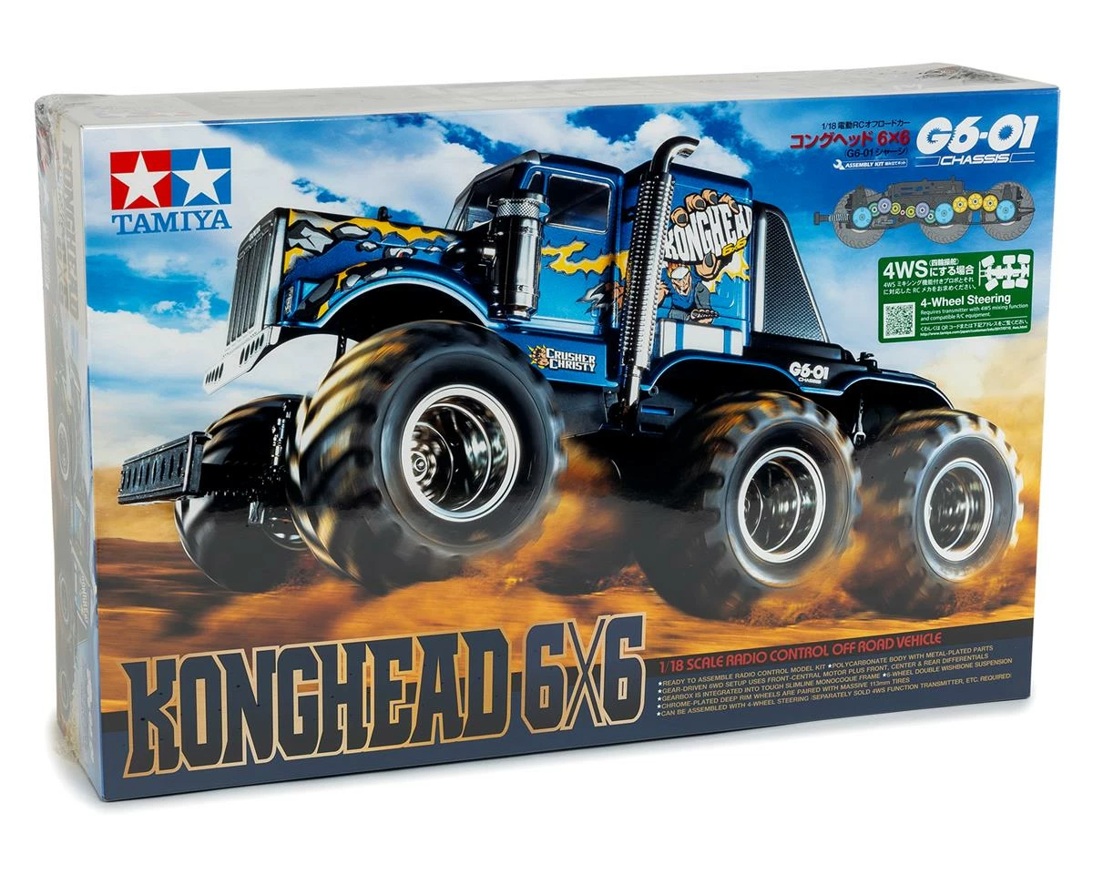 Tamiya Konghead 6x6 G6-01 1/18 Monster Truck Kit 3 Tamiya Konghead 6x6 G6-01 1/18 Monster Truck Kit - Image 3