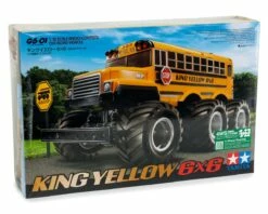 Tamiya King Yellow 6x6 G6-01 1/18 Monster Truck Kit -cars trucks Sales Shop tam58653 2