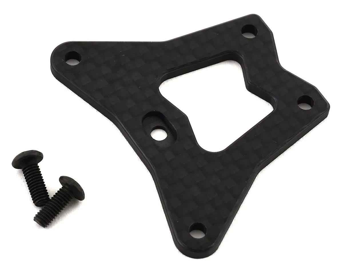 Team Losi Racing 22X-4 Carbon Front Steering/Gearbox Brace 1 Team Losi Racing 22X-4 Carbon Front Steering/Gearbox Brace