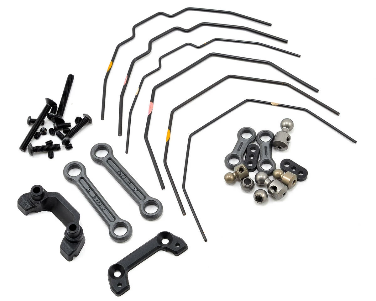 Team Losi Racing 22-4 Front & Rear Sway Bar Kit 1 Team Losi Racing 22-4 Front & Rear Sway Bar Kit