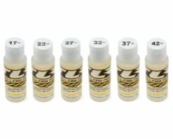Team Losi Racing Silicone Shock Oil Six Pack (2oz) (17.5, 22.5, 27.5, 32.5, 37.5, 42.5wt)