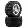 Traxxas Pre-Mounted 3.8 Talon Tire w/Split Spoke Wheel (Chrome) (2)
