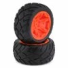Traxxas Anaconda 2.8" Pre-Mounted Tires w/RXT Electric Rear Wheels (2) (Orange) w/12mm Hex