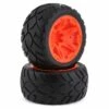 Traxxas Anaconda 2.8" Pre-Mounted Tires w/RXT Wheels (2) (Orange) w/12mm Hex