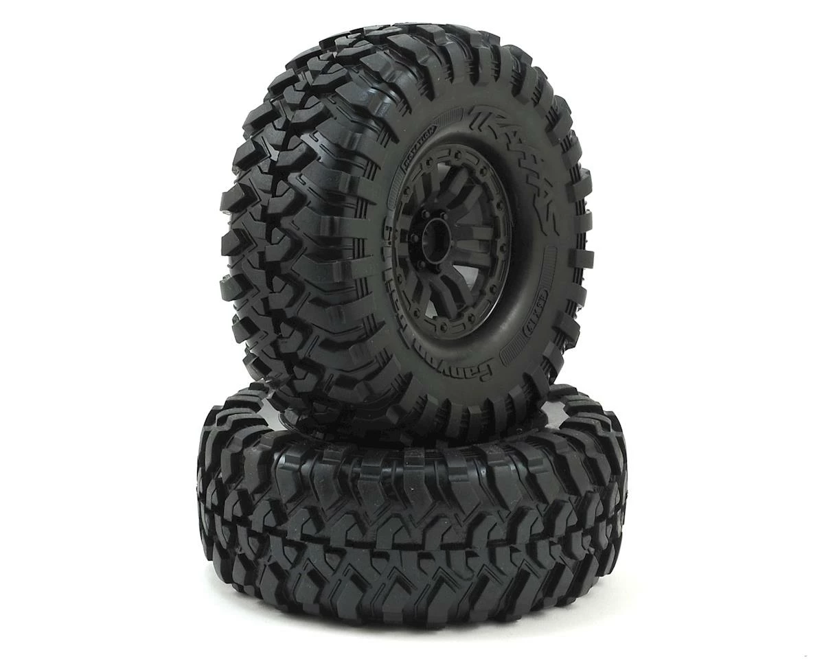 Traxxas TRX-4 Pre-Mounted Canyon Trail 1.9" Crawler Tires (Black) (2) (S1) w/Split Spoke Wheels & 12mm Hex 1 Traxxas TRX-4 Pre-Mounted Canyon Trail 1.9" Crawler Tires (Black) (2) (S1) w/Split Spoke Wheels & 12mm Hex