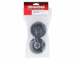 Traxxas Weld 2.2/3.0 Drag Racing Rear Wheels w/12mm Hex (Black Chrome) (2) -cars trucks Sales Shop tra9473x 2